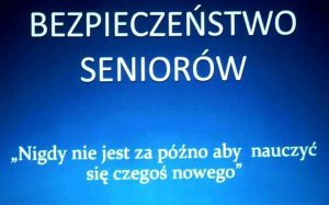 Bezpieczeństwo seniorów