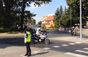 POLICJANCI ZABEZPIECZALI TOUR DE POLOGNE