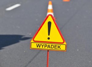 Wypadek z udziałem motocyklisty