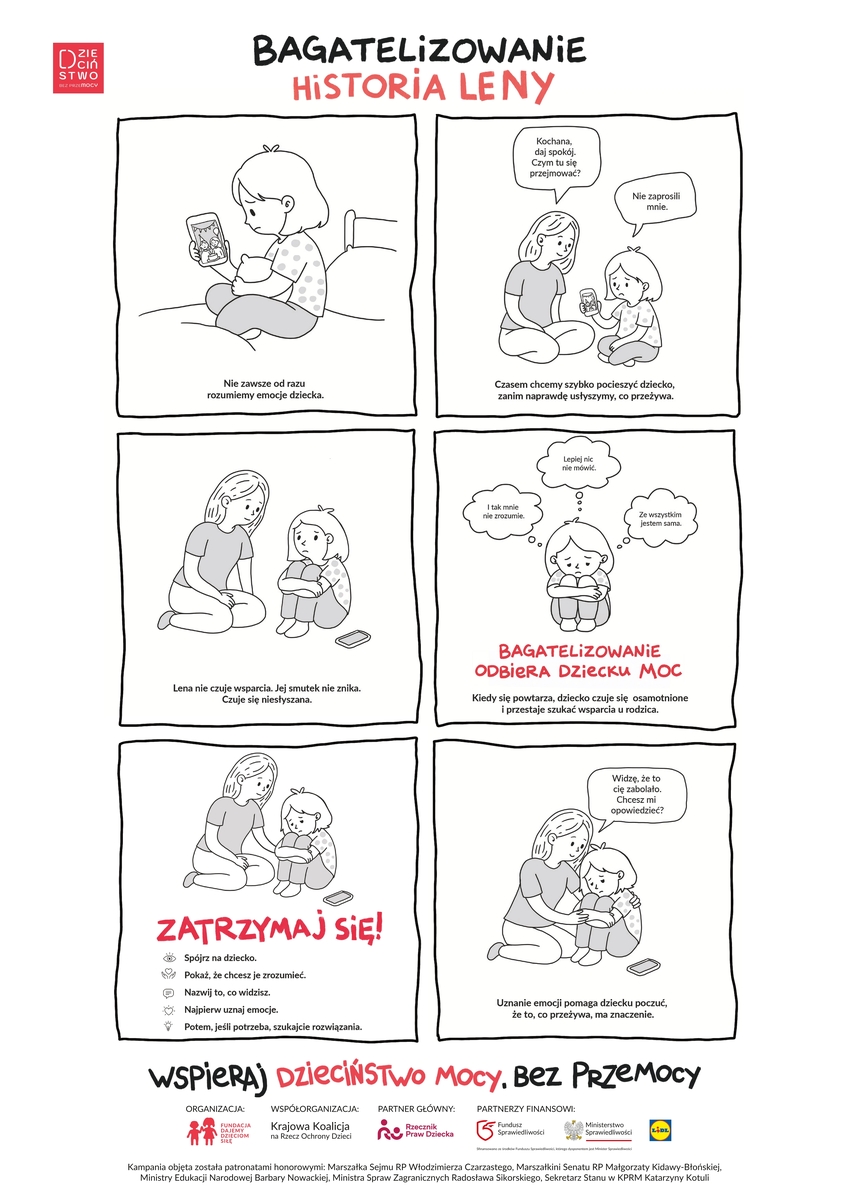 Policyjni profilaktycy apelują o uważną komunikację z dziećmi